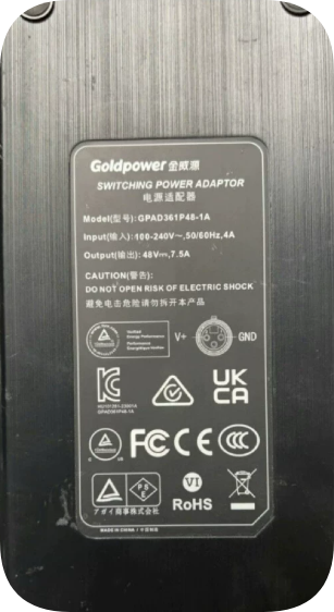 *Brand NEW*S-360-480-07500 Power Adapter (48.0V 7.5A) for Photography Lights – 48V 360W